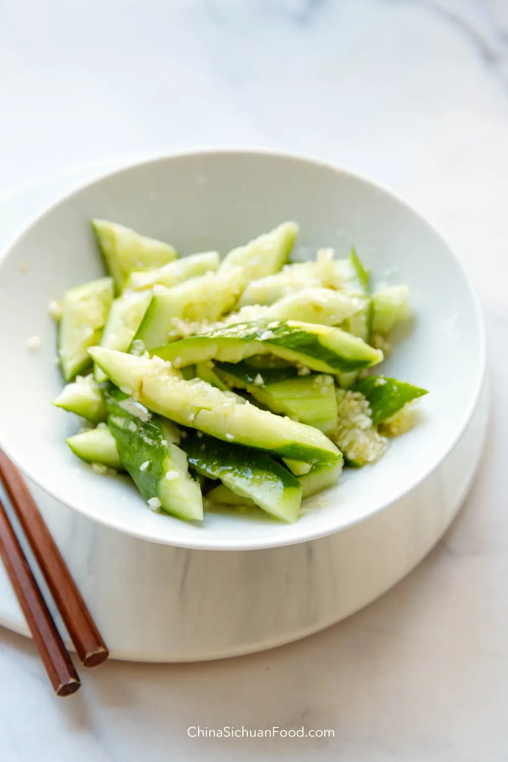 Chinese cucumber salad|chinasichuanfood.com