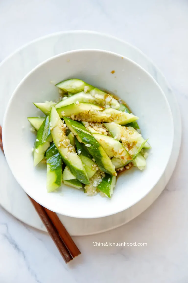 Chinese Cucumber Salad–Smashed Version
