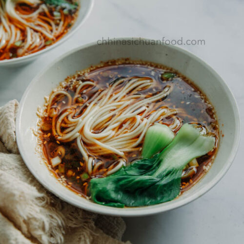 10 Minutes Hot and Sour Noodles China Sichuan Food(04)