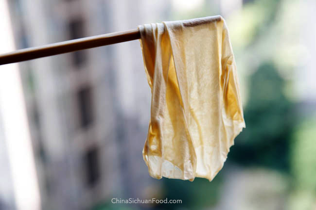 how to make tofu skin at home|chinasichuanfood.com