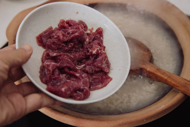 Chinese beef congee|chinasichuanfood.com