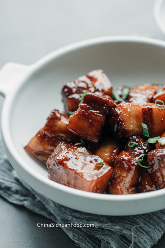 Red Braised Pork Belly —Hong Shao Rou – China Sichuan Food