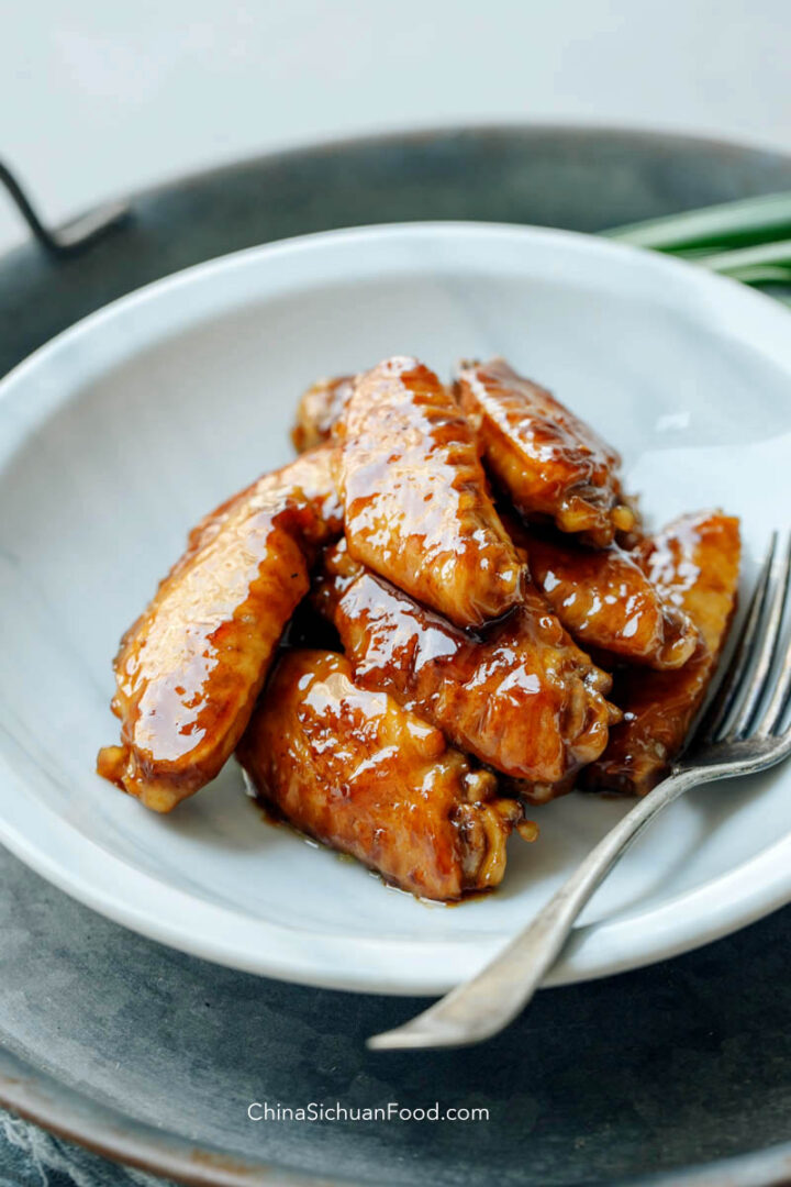 Braised Chicken Wings Recipe China Sichuan Food