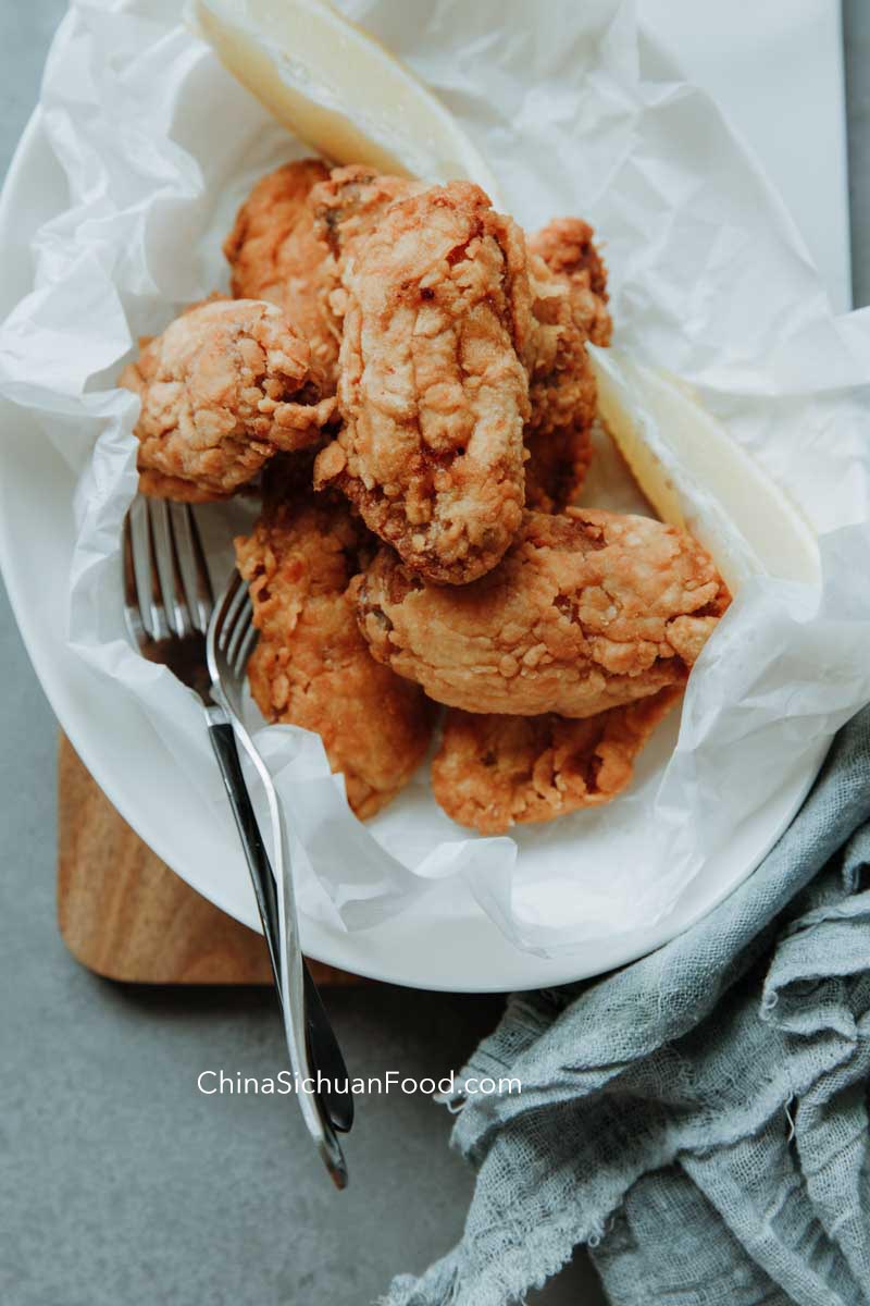 alitas de pollo crujientes y fritas|chinasichuanfood.com