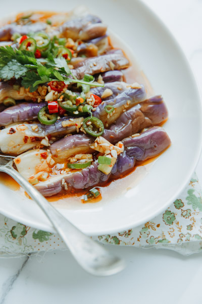 Chinese Steamed Eggplant  Recipe
