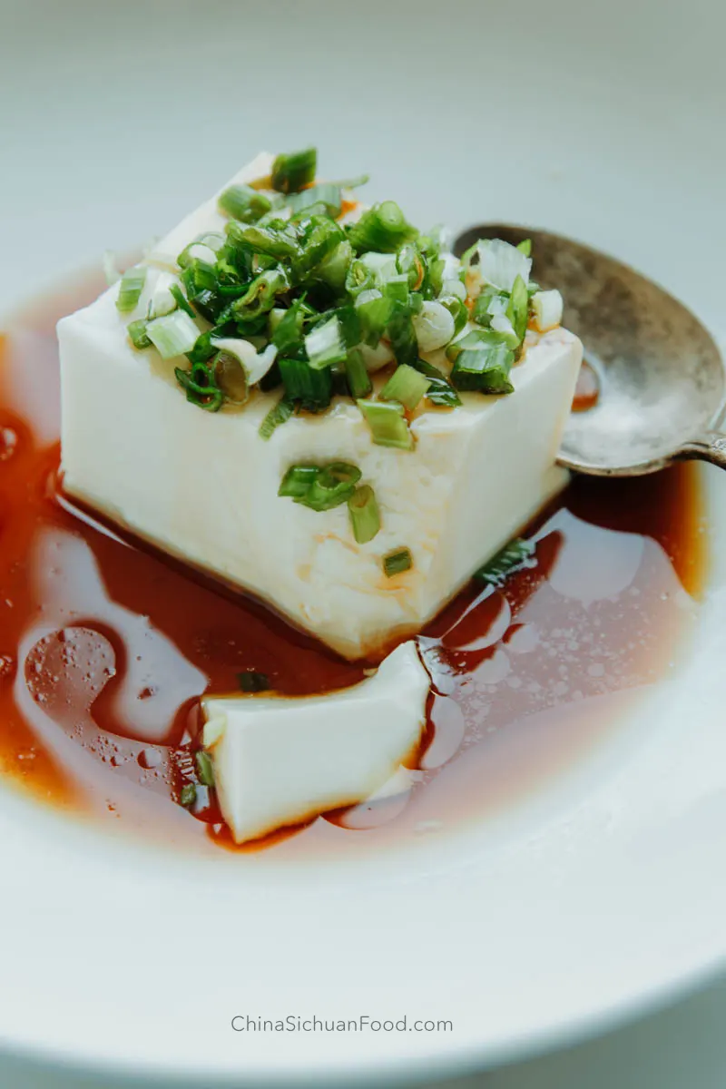 tofu and green onion|chinasichuanfood.com