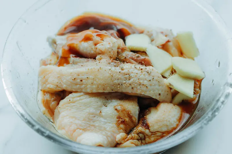 pollo al vapor con setas de oreja de madera|chinasichuanfood.com