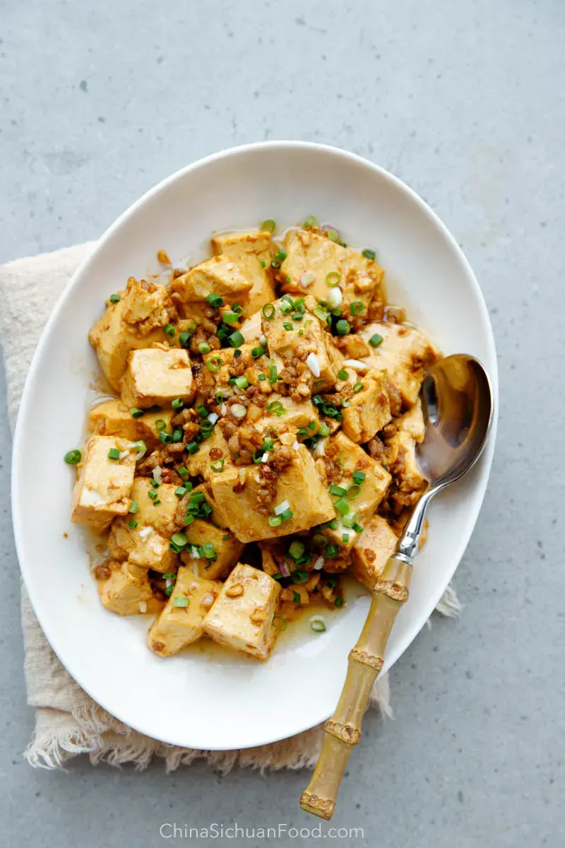Tofu Stir Fry with Minced Pork