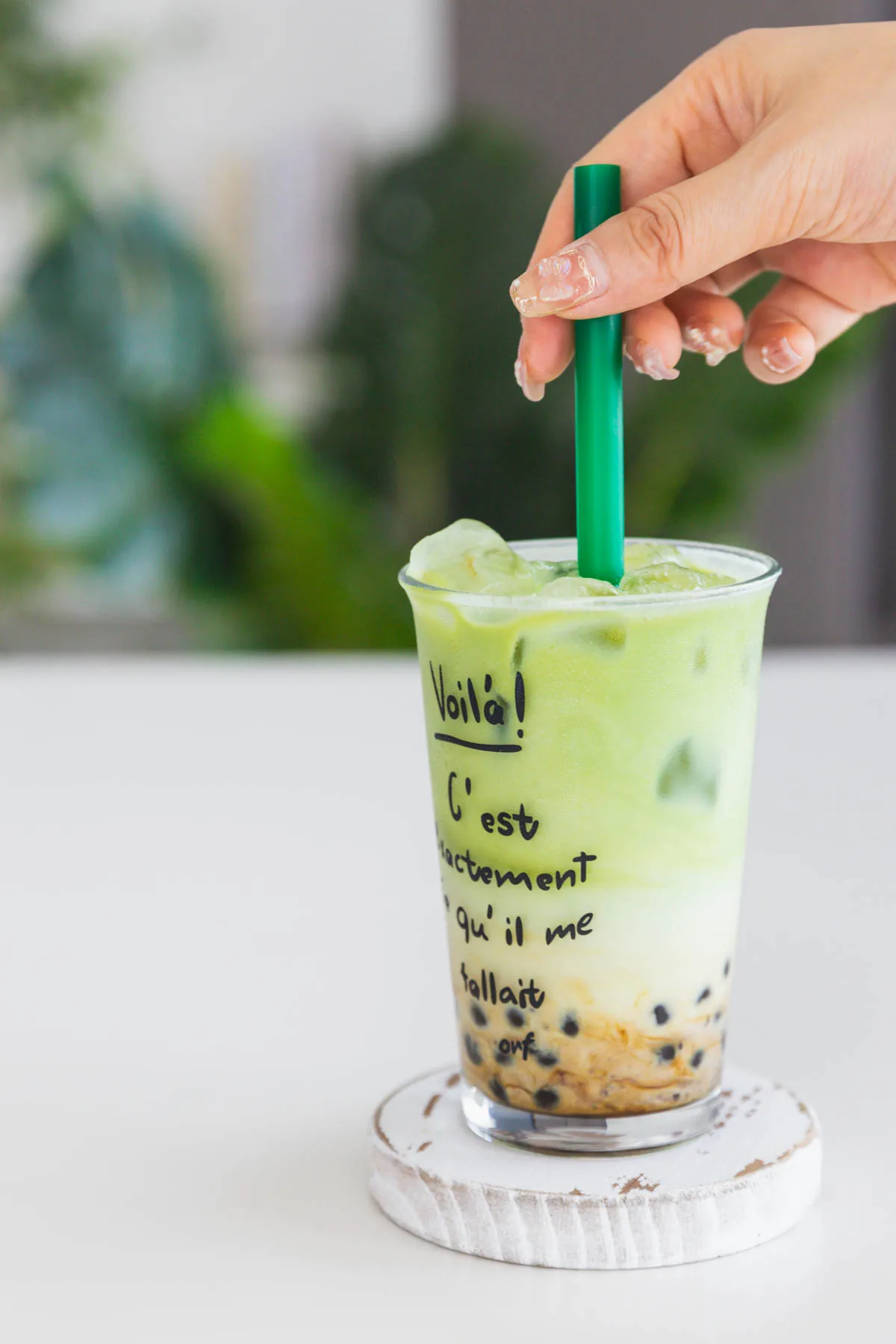 Iced Matcha Boba