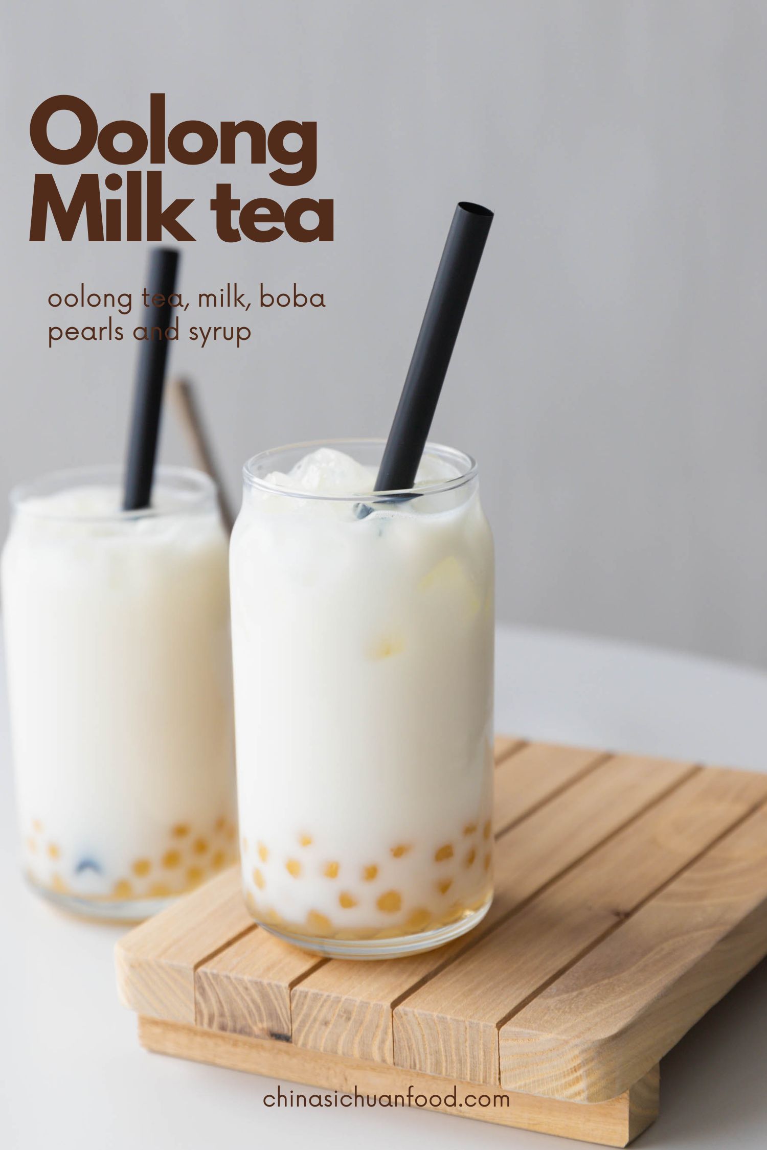 oolong milk tea-Oolong Boba|chinasichuanfood.com