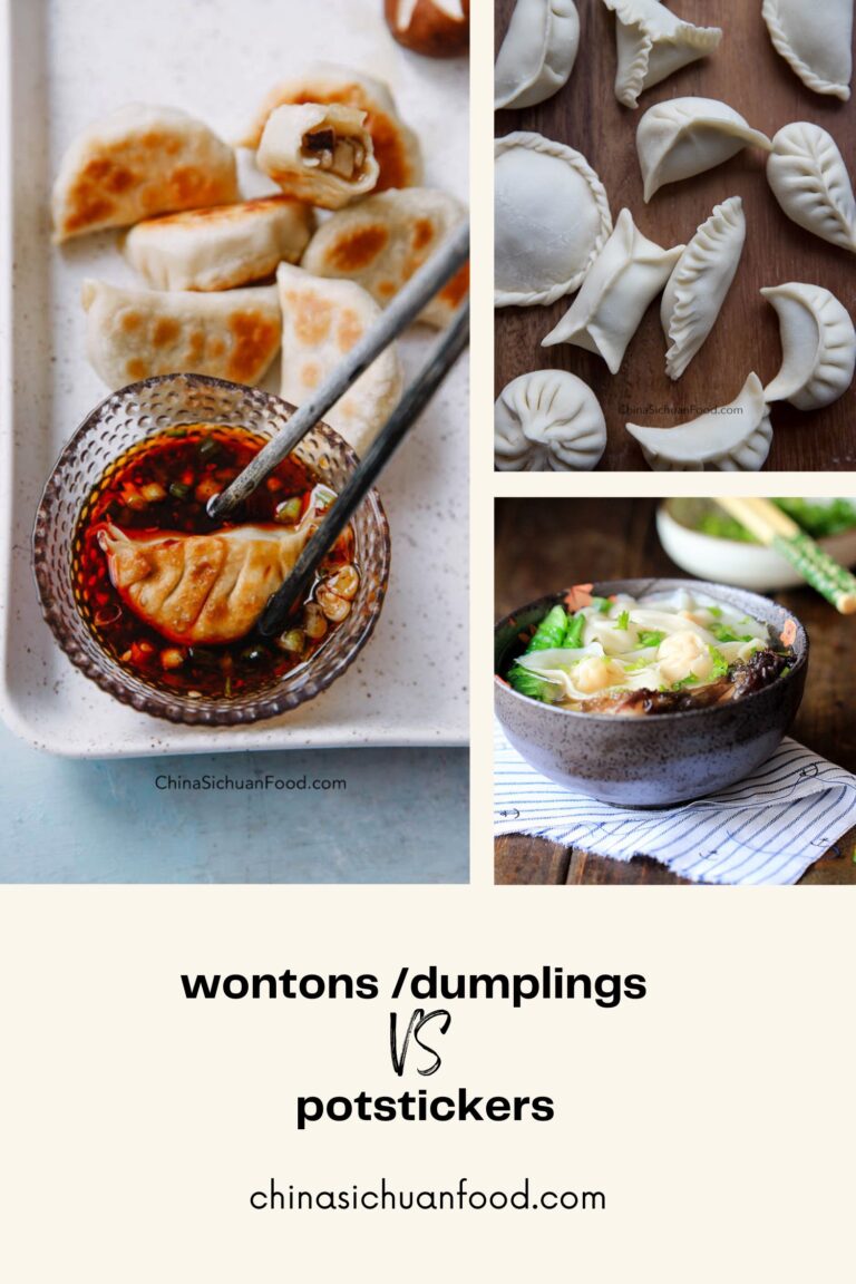 wontons vs dumplings vs potstickers