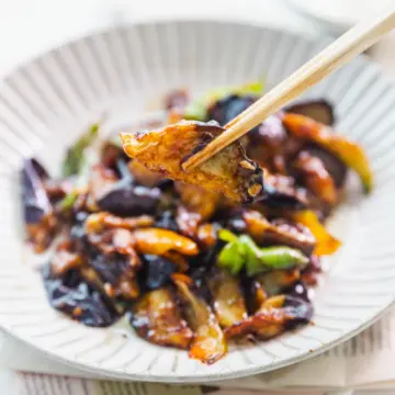 Chinese braised eggplants|chinasichuanfood.com