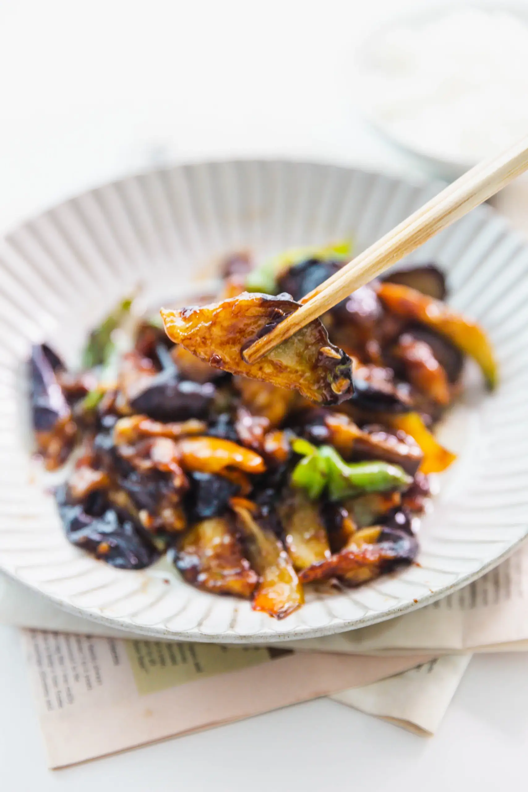 Chinese braised eggplants|chinasichuanfood.com