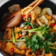 tofu puff braised with cabbage|chinasichuanfood.com