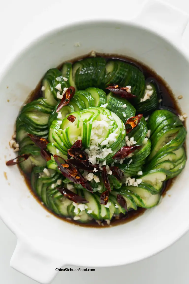 Asian Spicy Cucumber Salad