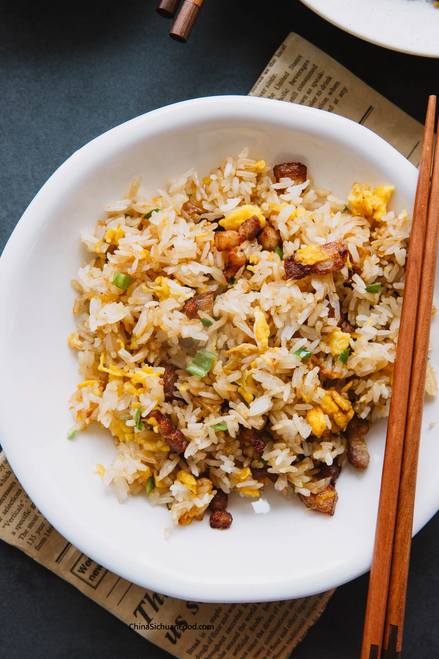 Pork Belly Fried Rice|ChinaSichuanFood.com