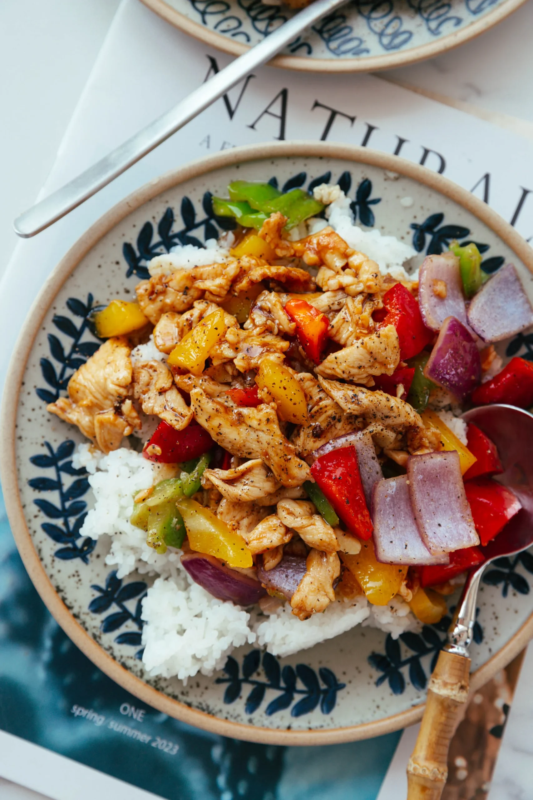 Chicken and bell pepper stir fry | chinasichuanfood.com
