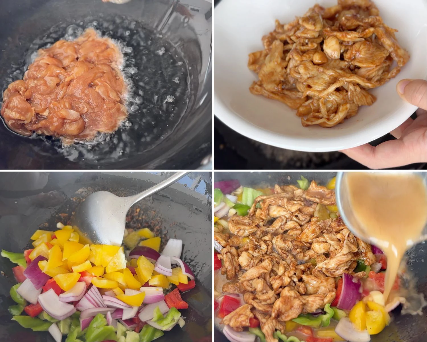 chicken and bell pepper stir fry | chinasichuanfood.com