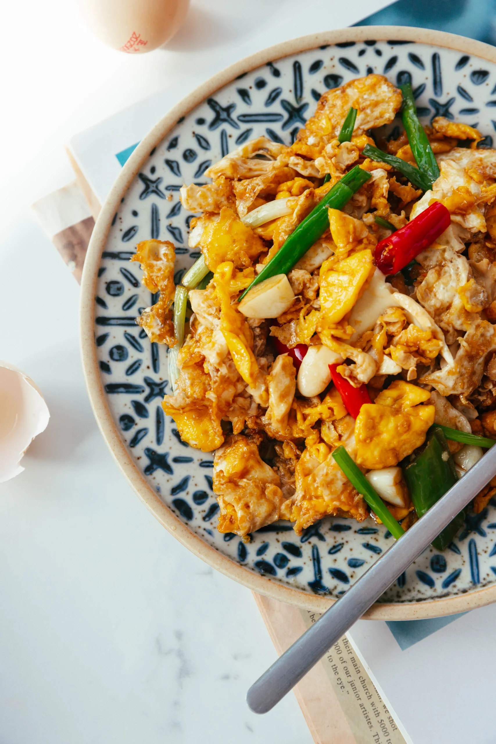 easy egg stir fry | chinasichuanfood.com