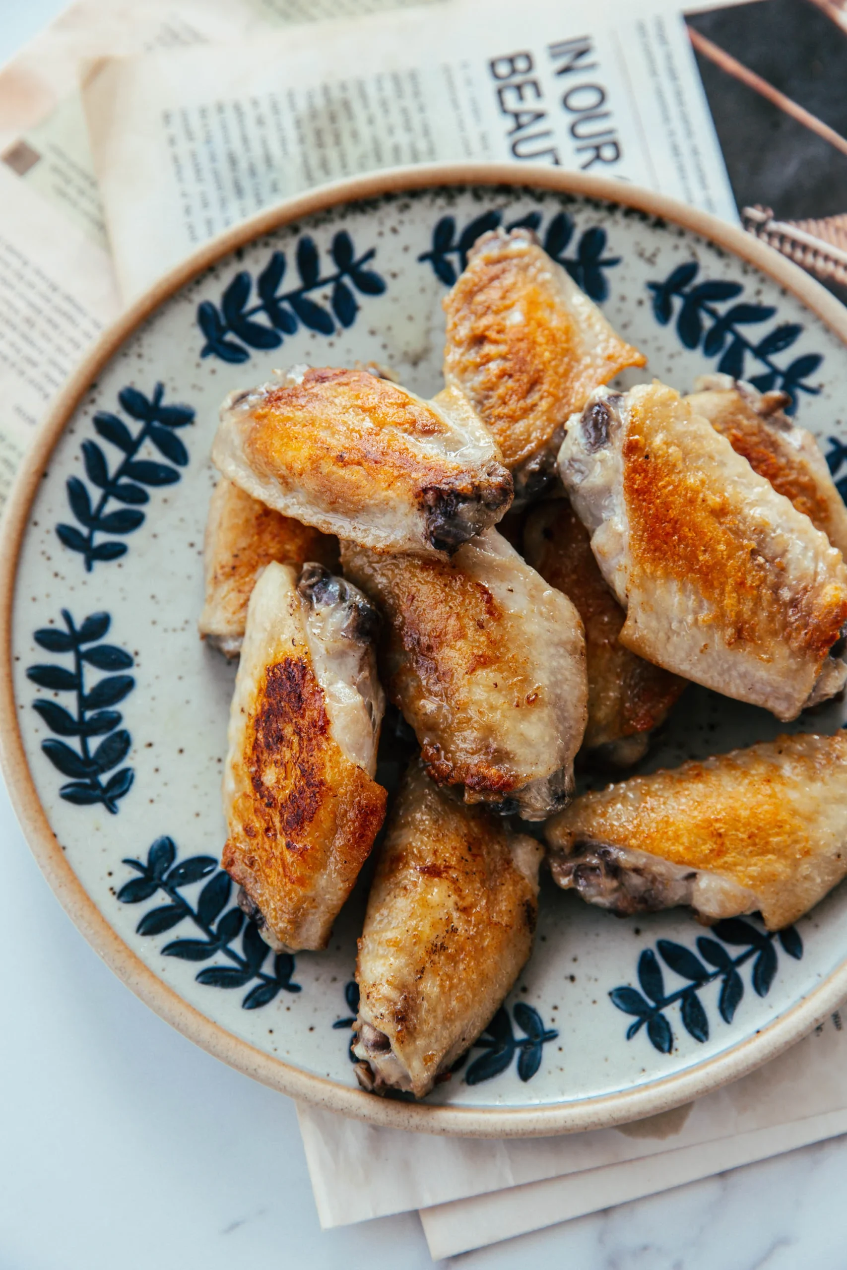 pan-fried chicken wings | chinasichuanfood.com