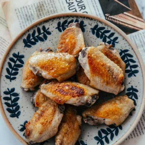 pan-fried chicken wings | chinasichuanfood.com