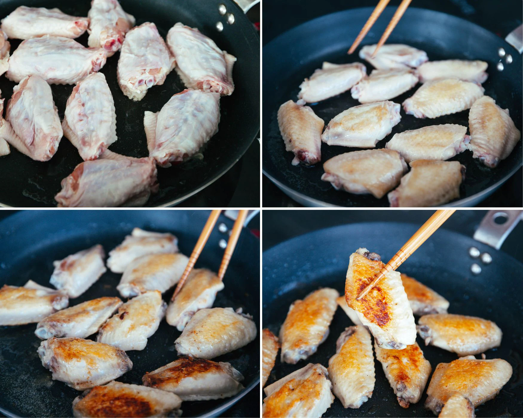 pan-fried chicken wings | chinasichuanfood.com