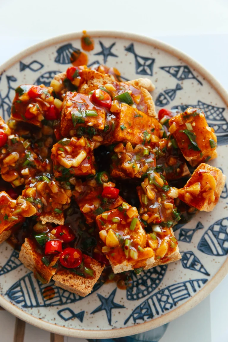 crispy tofu with garlic sauce |chinasichuanfood