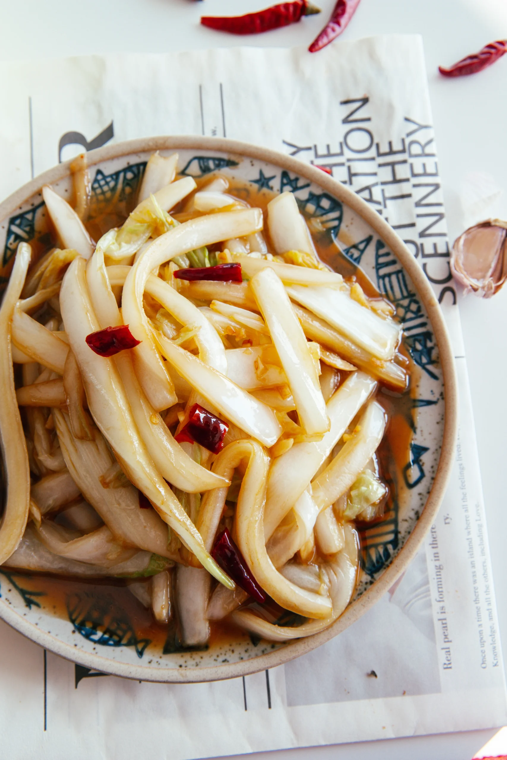 hot and sour napa cabbage