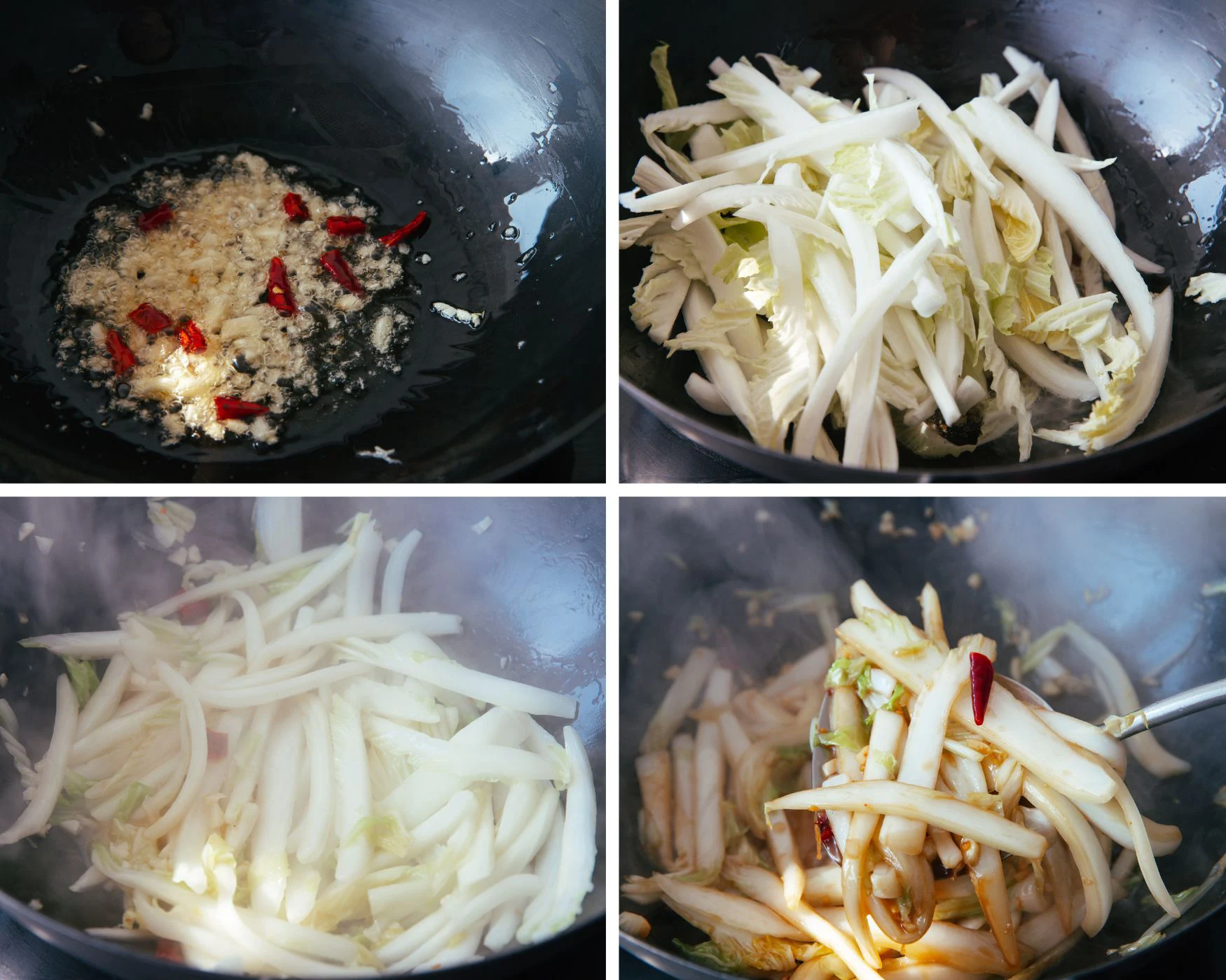 hot and sour napa cabbage