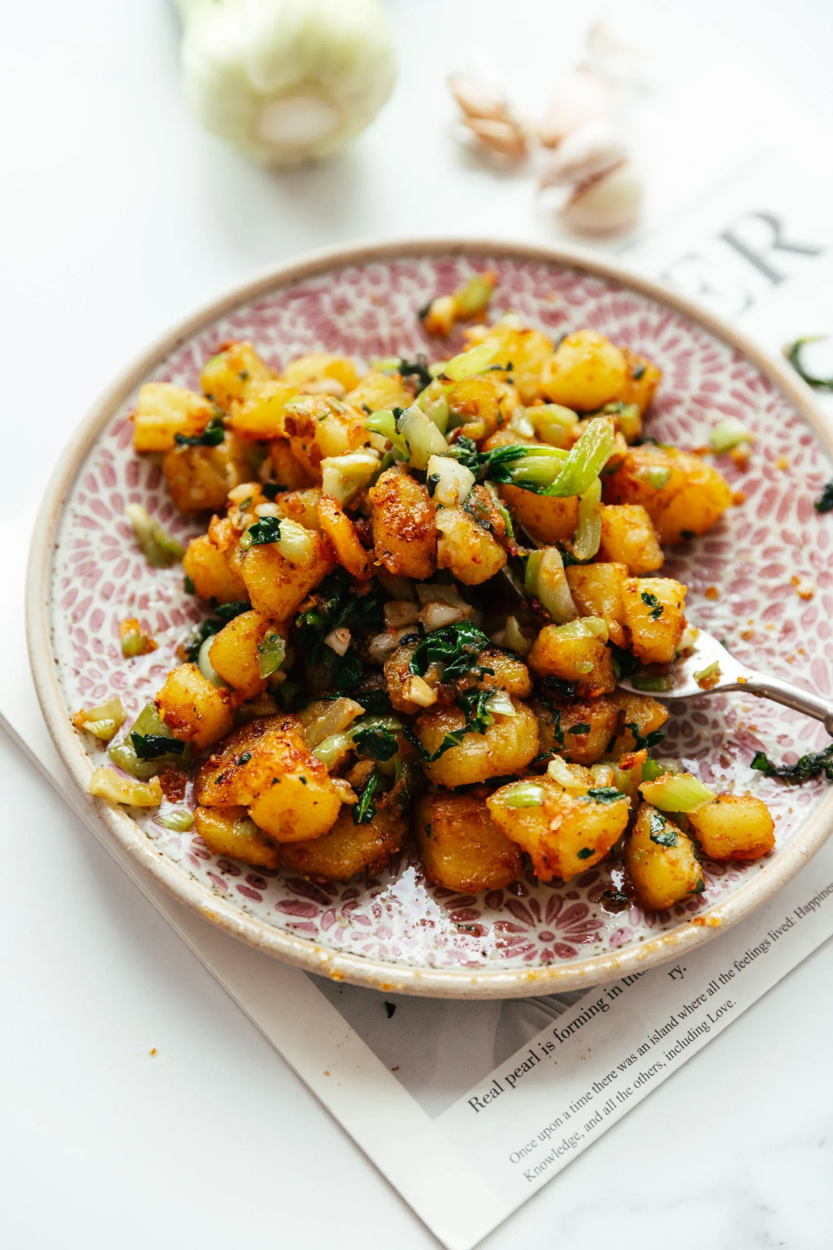 bok choy and crispy potato | chinasichuanfood.com