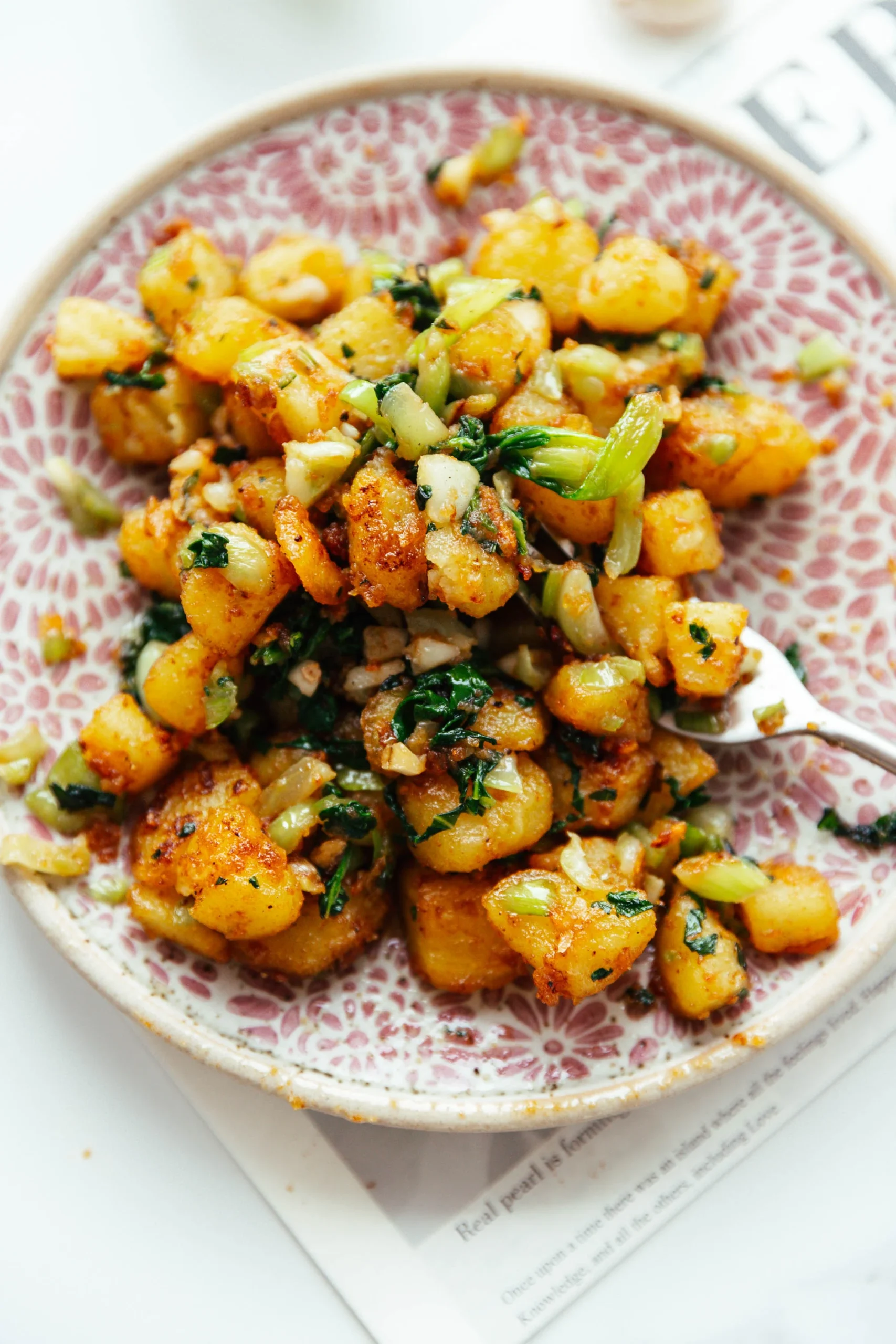 bok choy and crispy potato | chinasichuanfood.com