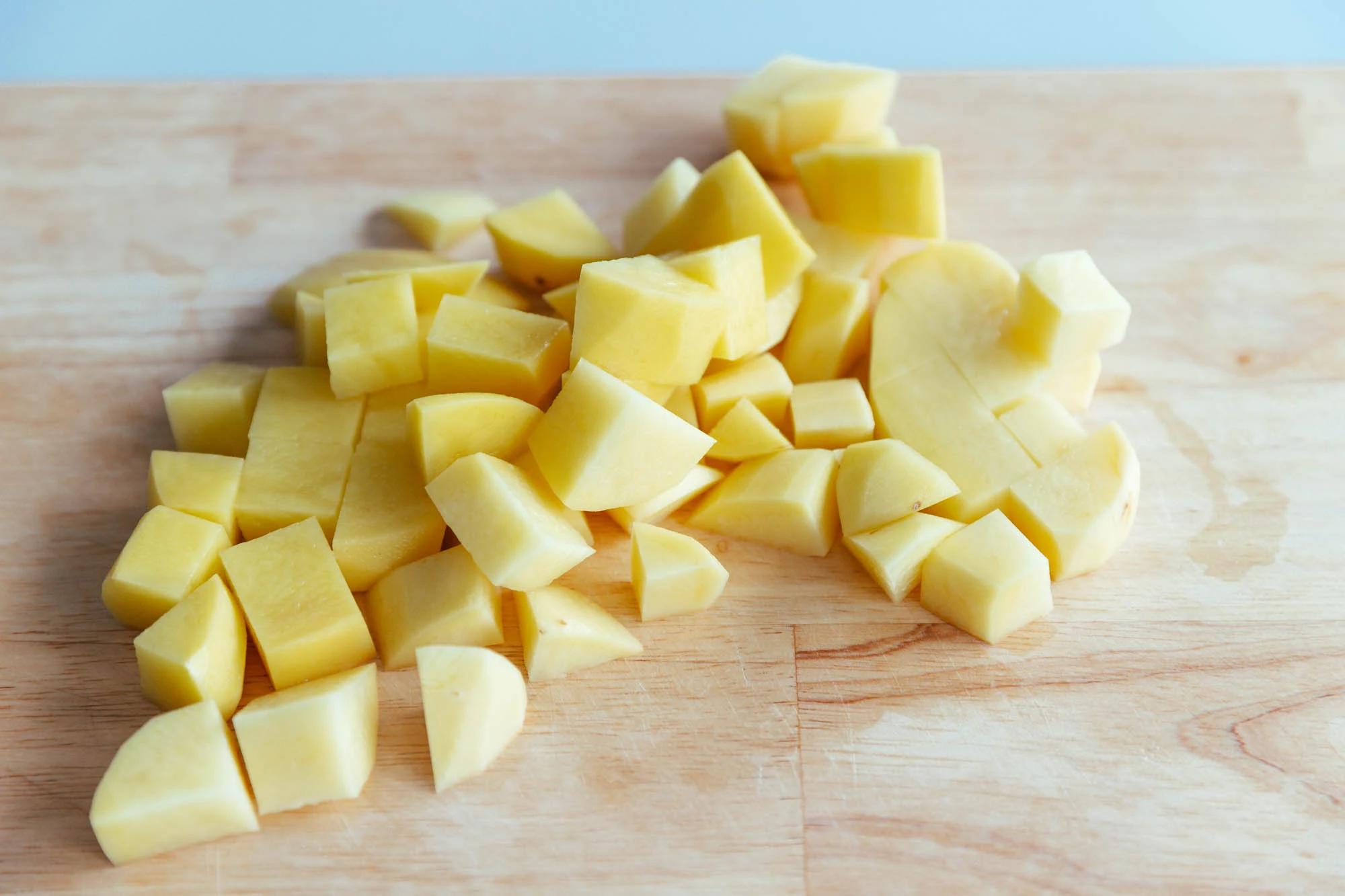 bok choy and crispy potatoes| chinasichuanfood.com