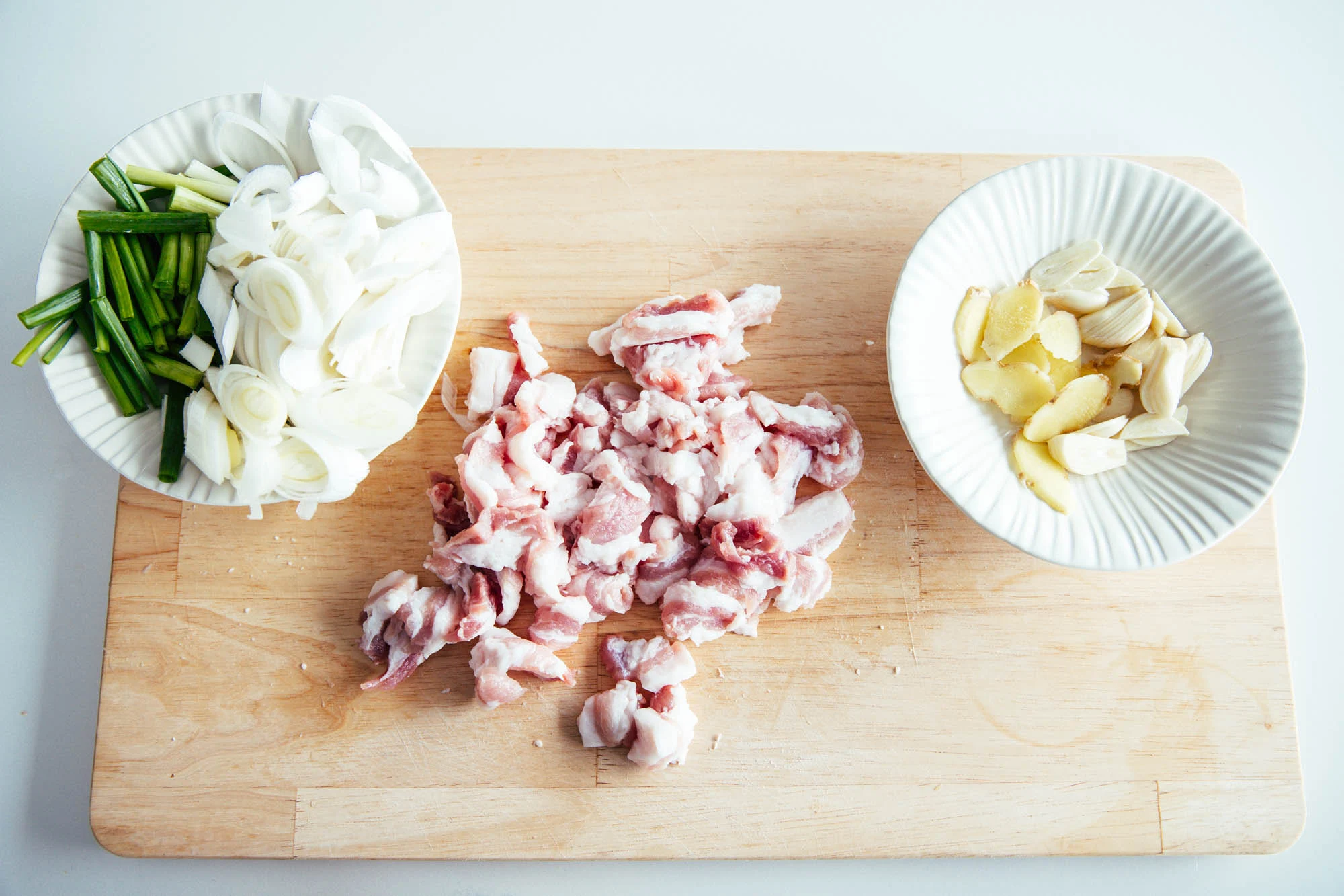 scallion and pork belly stir fry | chinasichuanfood.com