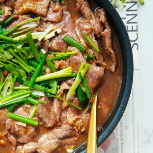 tofu and beef one pot | chinasichuanfood.com