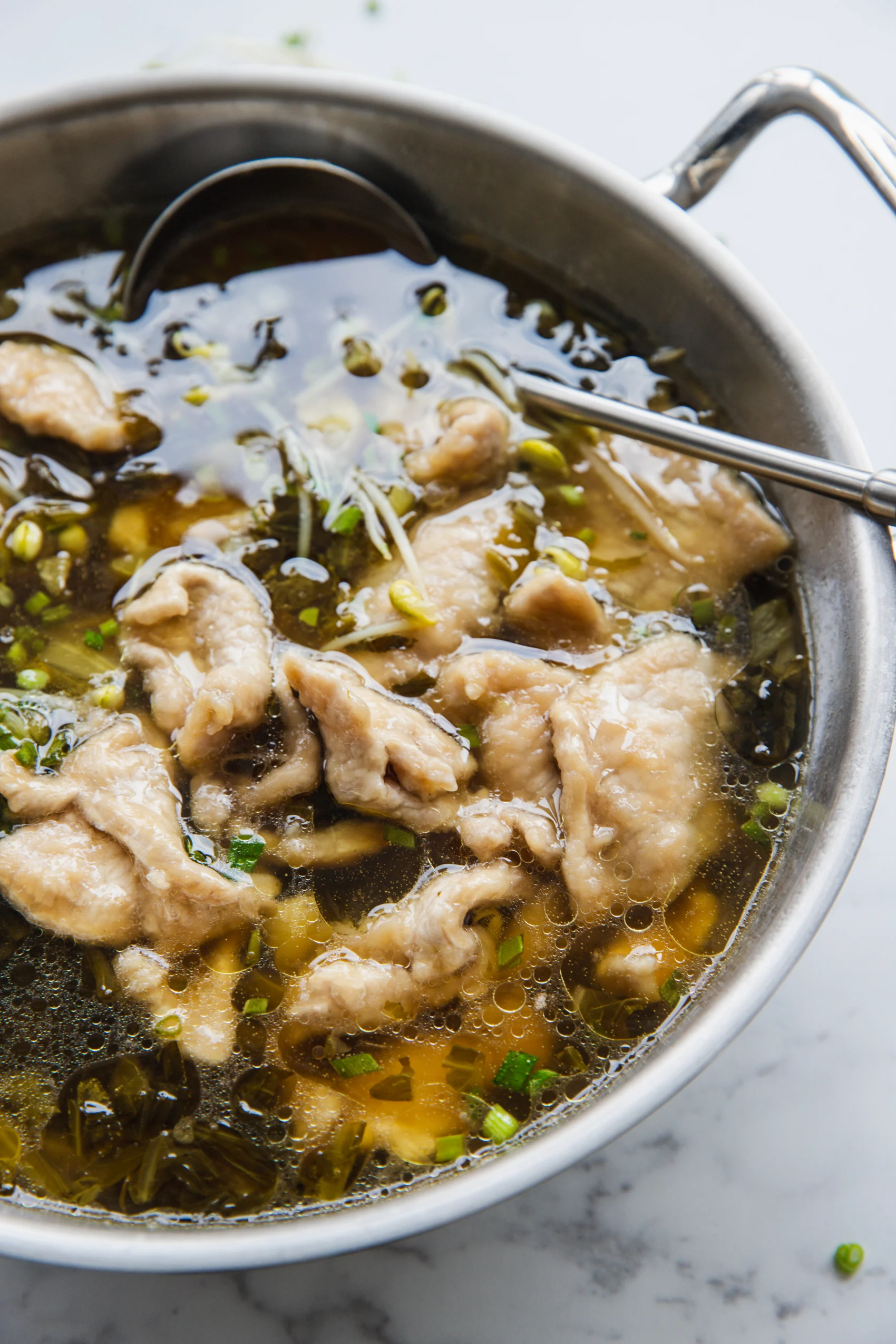 pickled mustard green with pork | chinasichuanfood.com