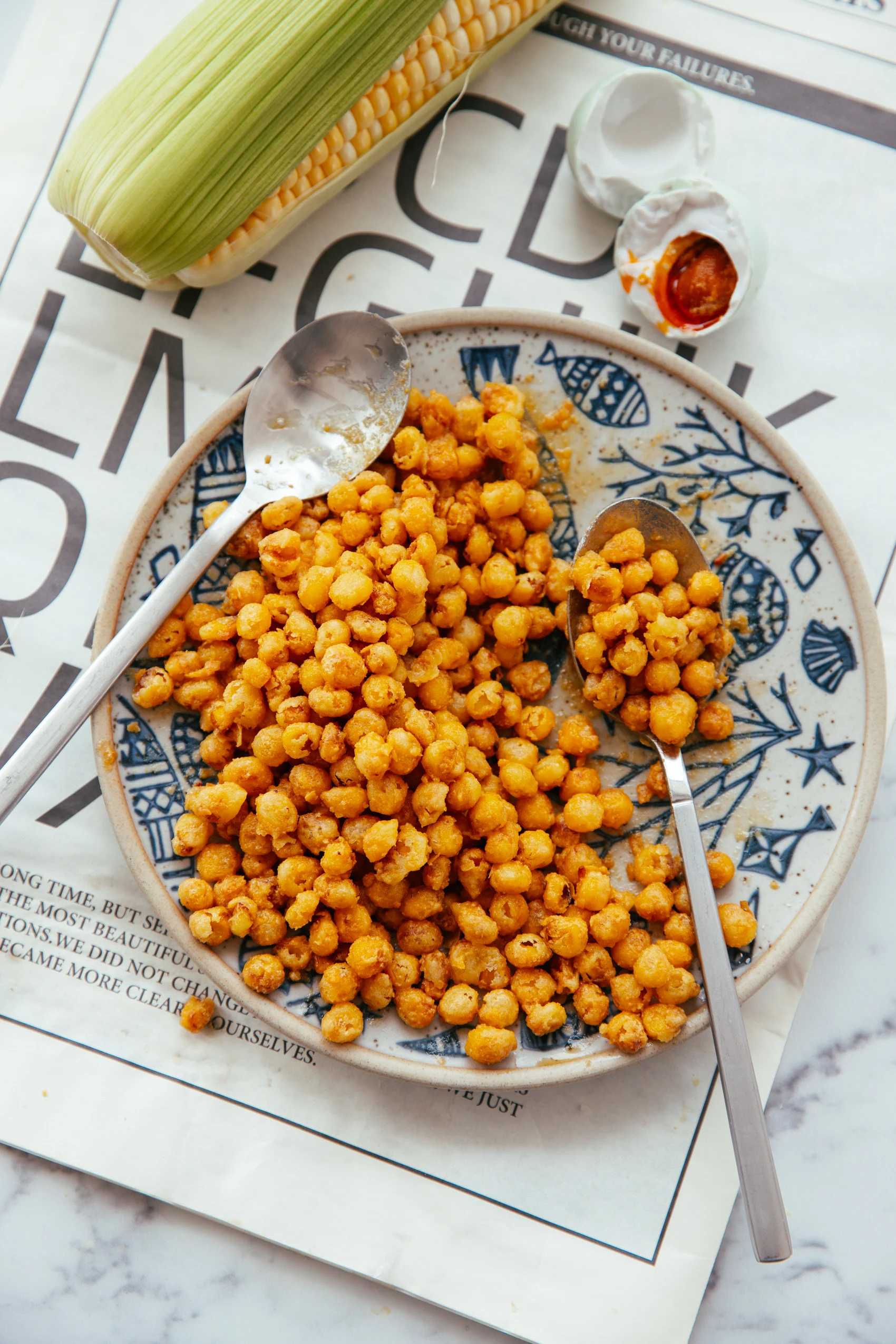 crispy corn with salted egg yolk | chinasichuanfood.com