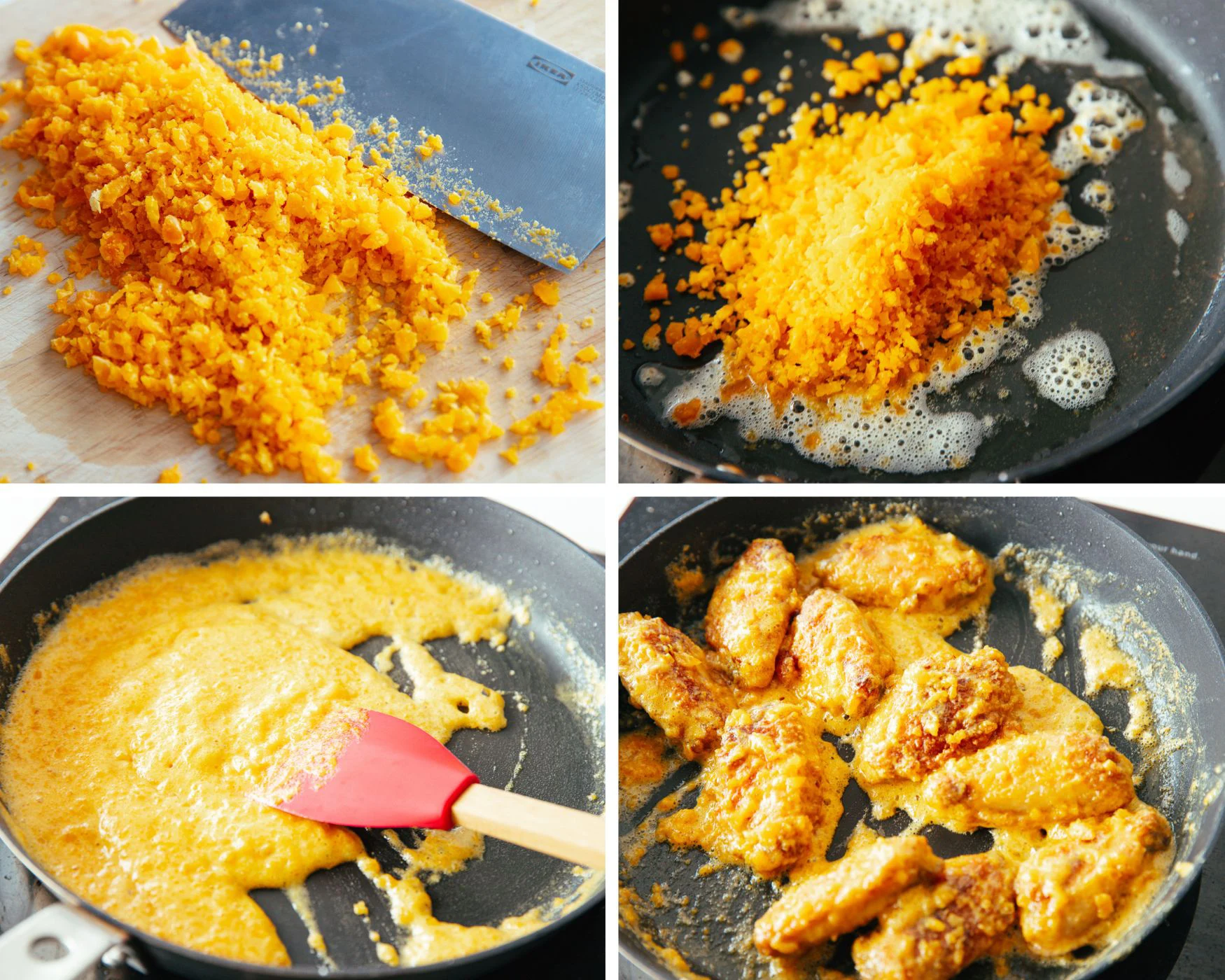 crispy chicken wings with salted egg yolk | chinasichuanfood.com