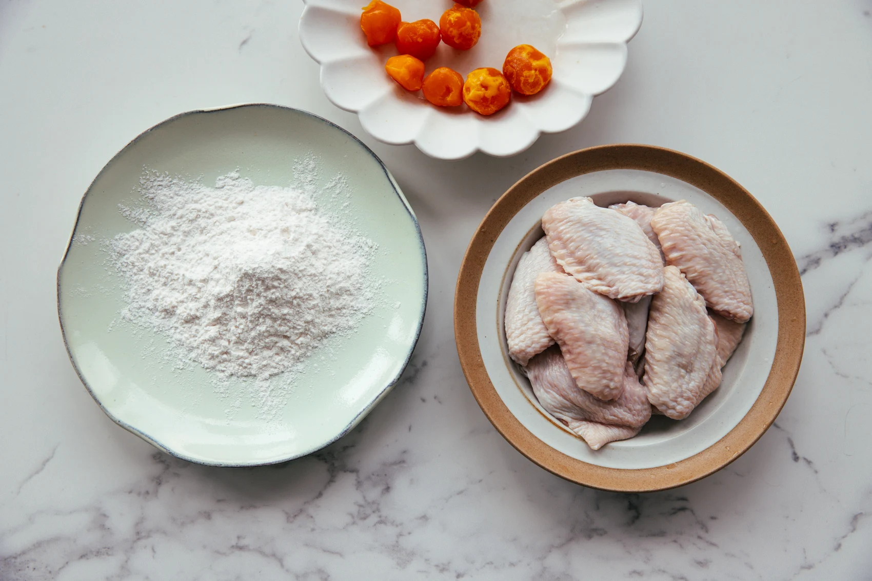 chicken wings with salted egg yolk 