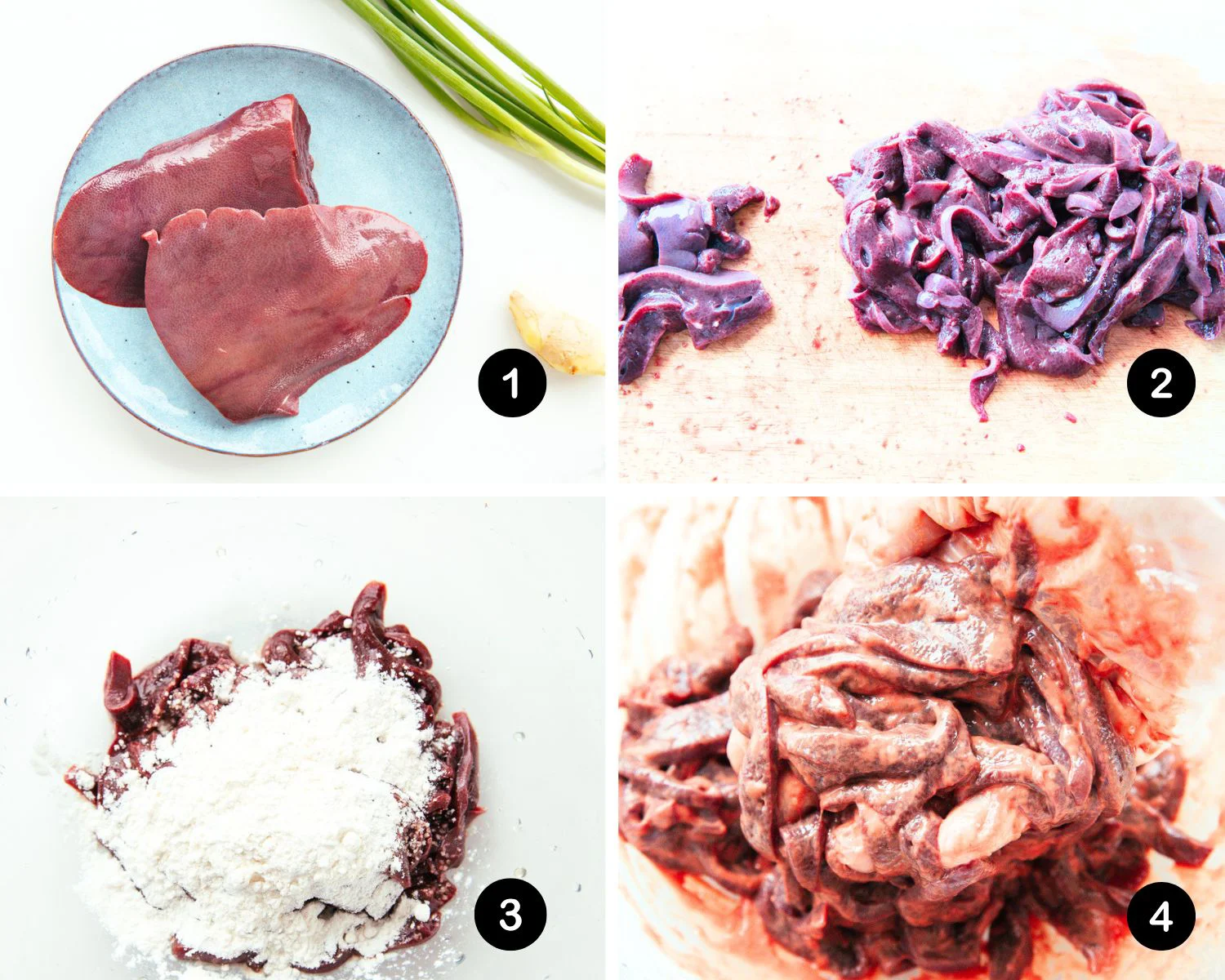 how to clean pork liver