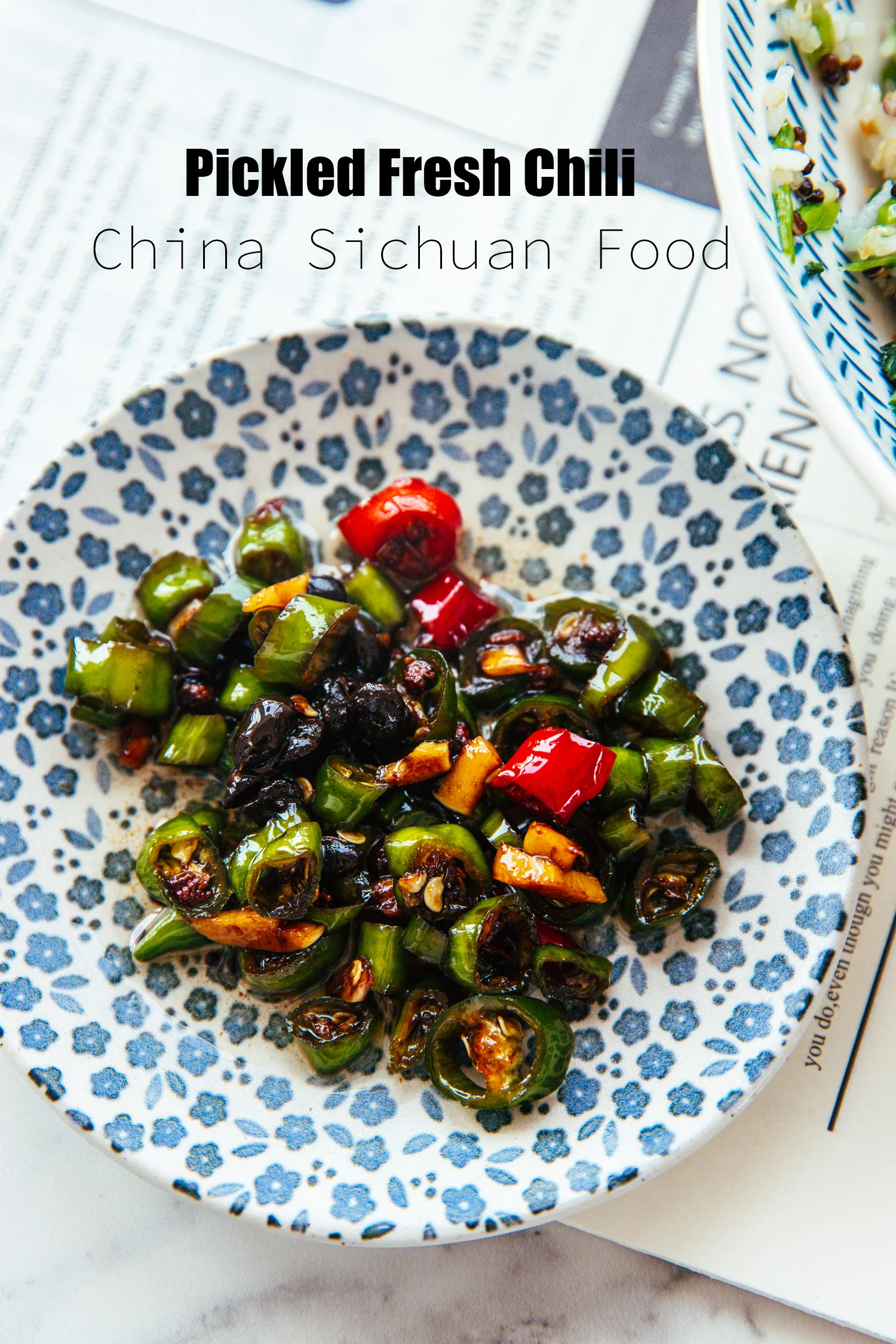 pickled fresh chili| chinasichuanfood.com