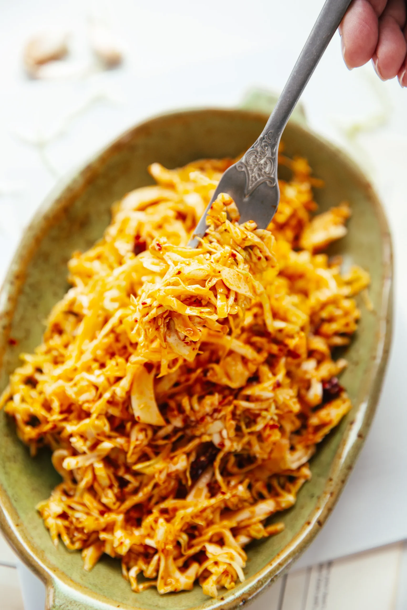 hot and sour cabbage salad